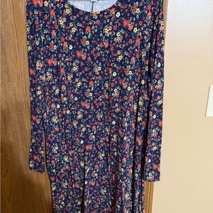 Old Navy Floral Long Sleeve Dress